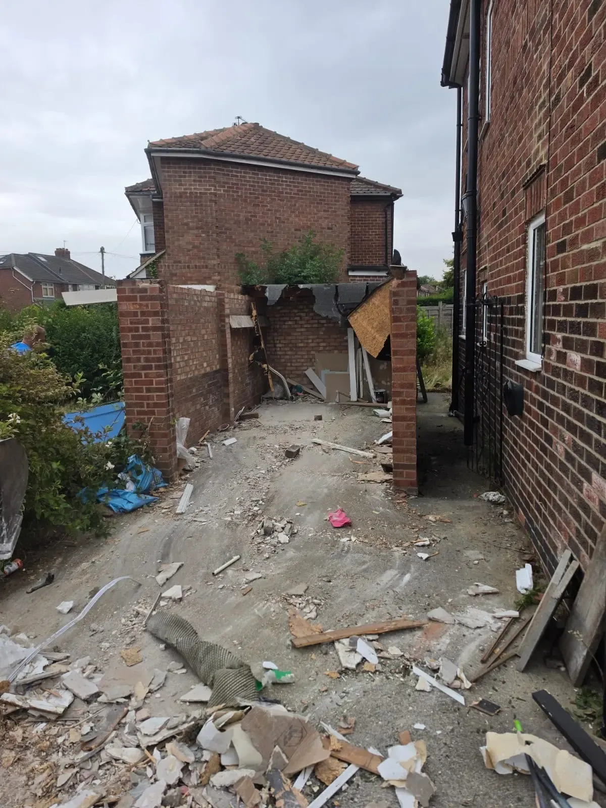 Groundwork excavation and site clearance preparation by Future Drainage and Groundwork LTD